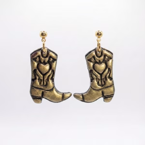 Pendientes Bota Vaquera – Encanto Western